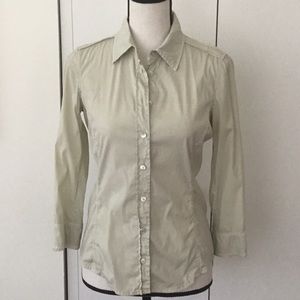 Prada stretchy button down shirt